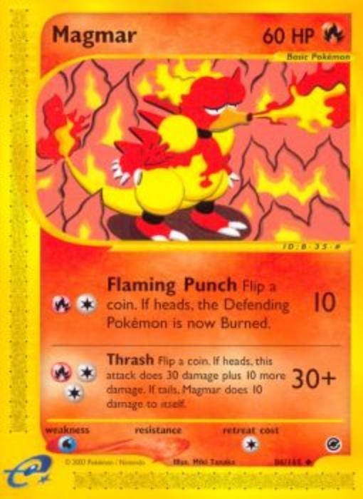 Pokemon - Expedition  - Magmar 86/165- Condition (NM) 