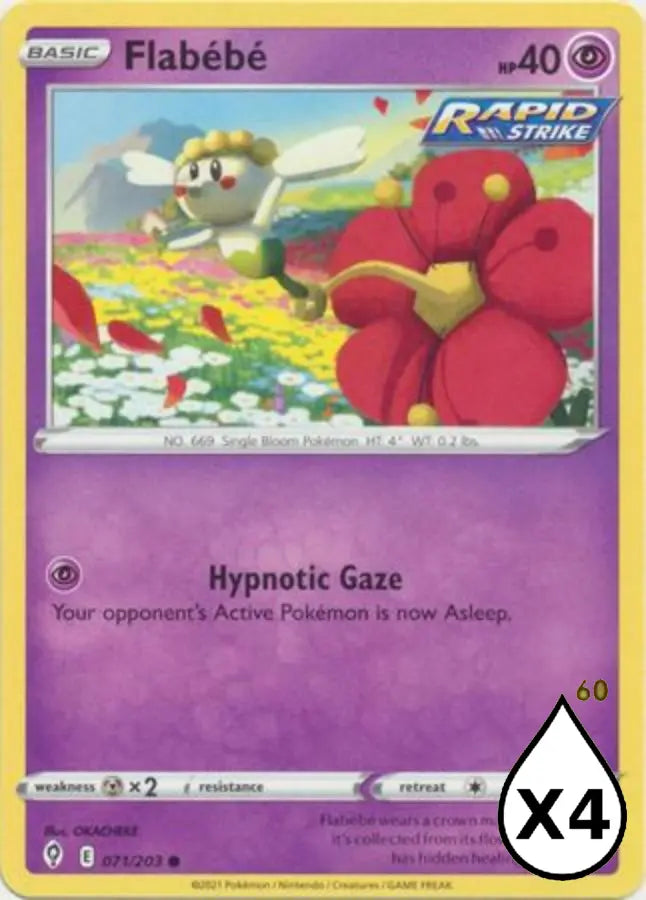 Pokemon - Evolving Skies - Flabebe 071/203 - Condition (MINT)