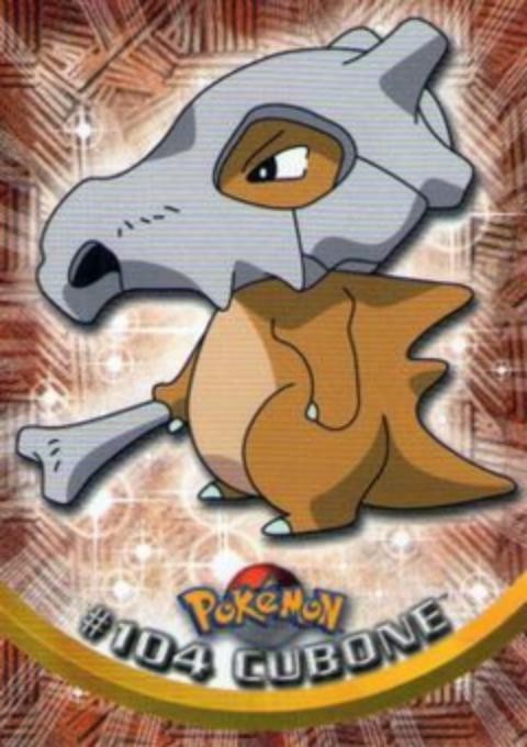 Pokemon - Topps Series 2 - #104 Cubone - Condition (NM)