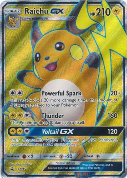 Pokemon - Promo Card - Raichu GX - SM90 - Condition (NM)