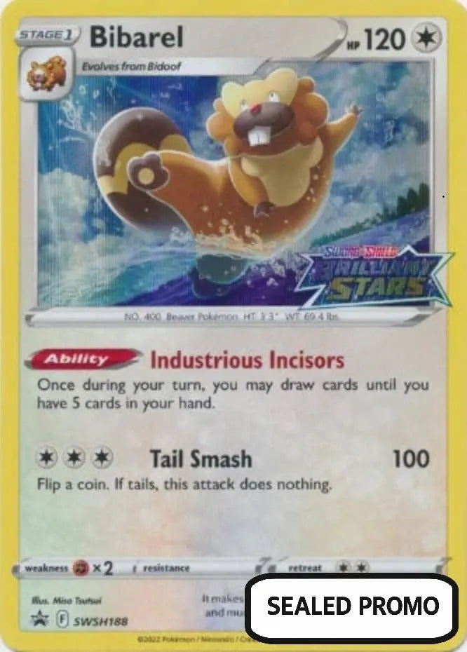 Pokemon - Bibarel - SWSH188 - Pre-Release Promo Deck