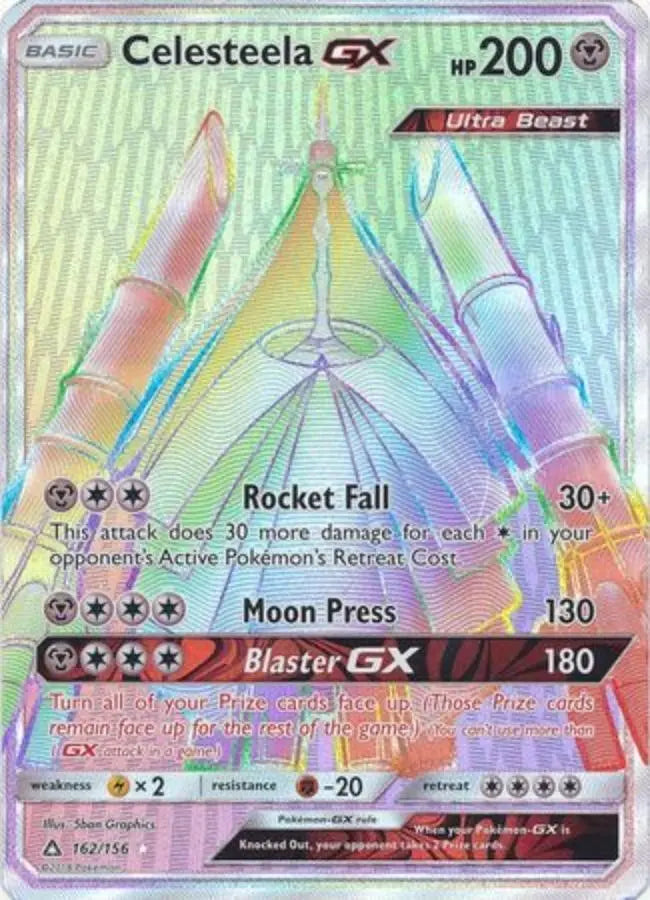 Pokemon - Unbroken Bonds - Celesteela GX 228/124 - Condition (MINT)