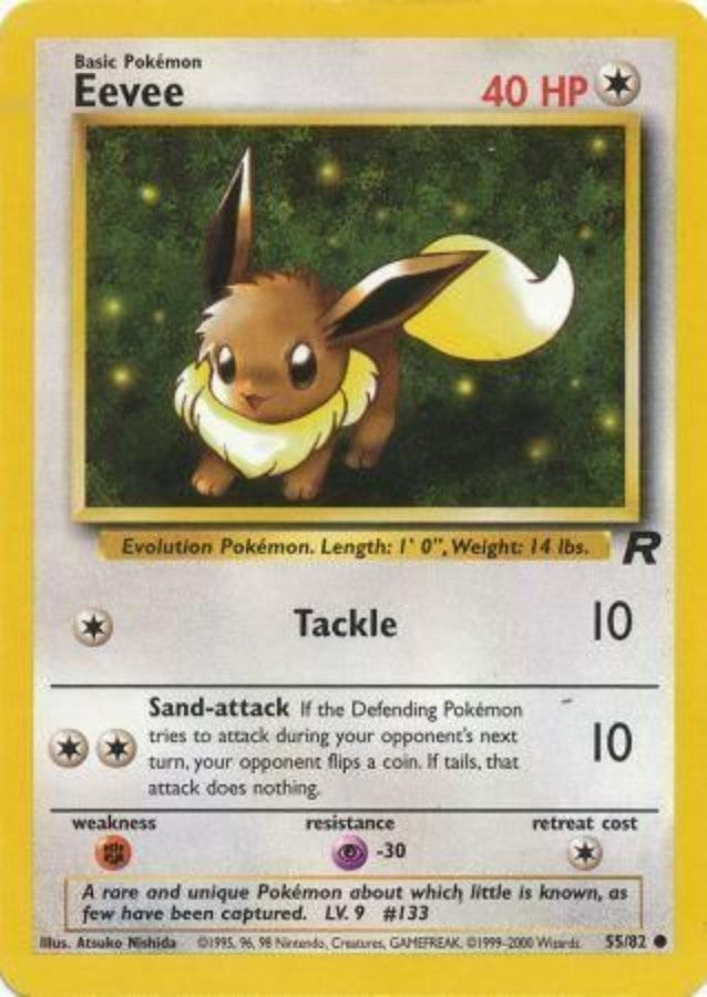 Pokemon - Team Rocket - Eevee 55/82 - Condition (EX-NM)