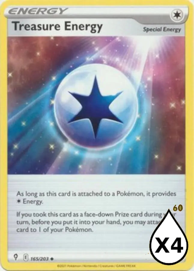 Pokemon - Evolving Skies - Treasure Energy 165/203 - Condition (MINT)