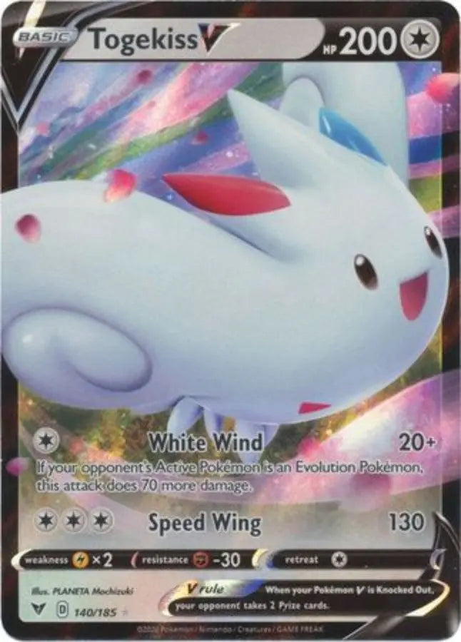 Pokemon - Vivid Voltage - Togekiss V 140/185 - Condition (MINT)