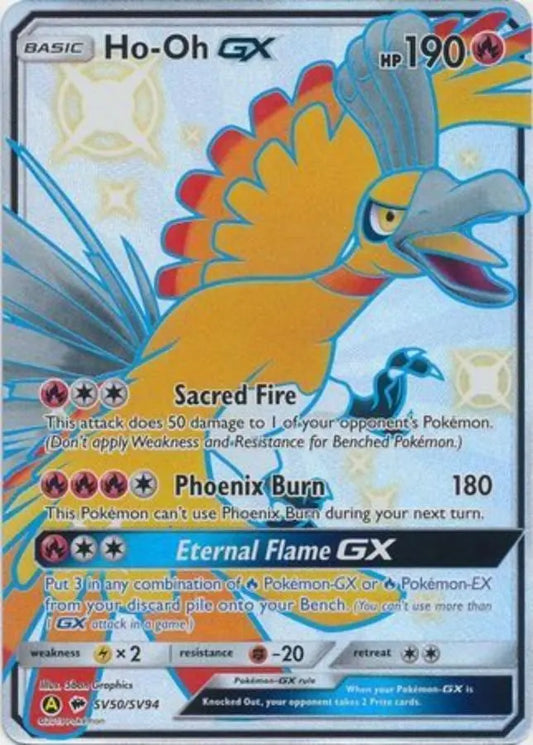 Pokemon - Hidden Fates - Ho-Oh GX SV50/SV94 - Condition (NM)