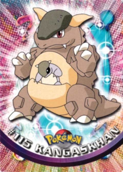 Pokemon - Topps Series 2 - #115 Kangaskhan - Condition (NM)