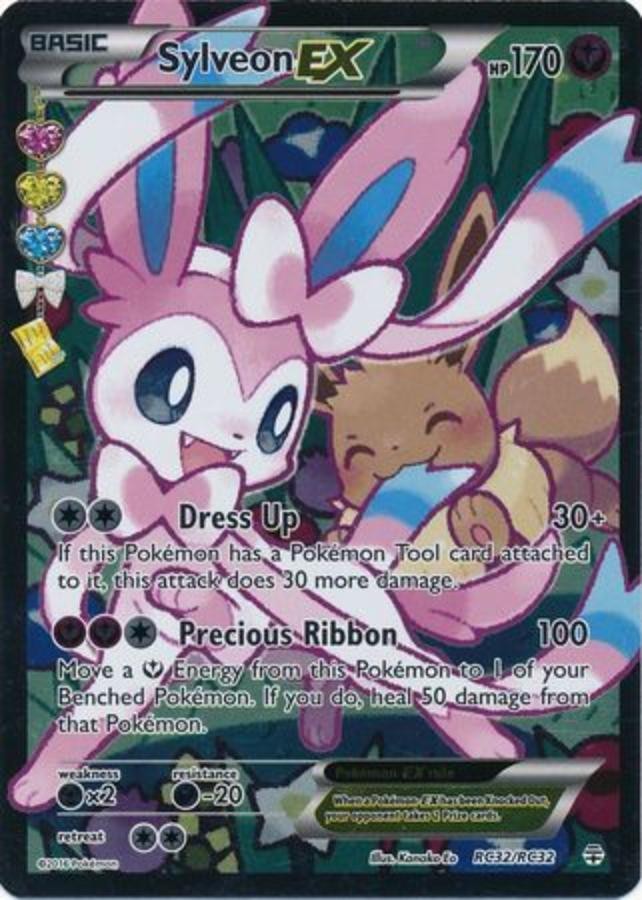Pokemon - XY Generatios - Sylveon EX RC32/RC32- Condition (LP-EX)