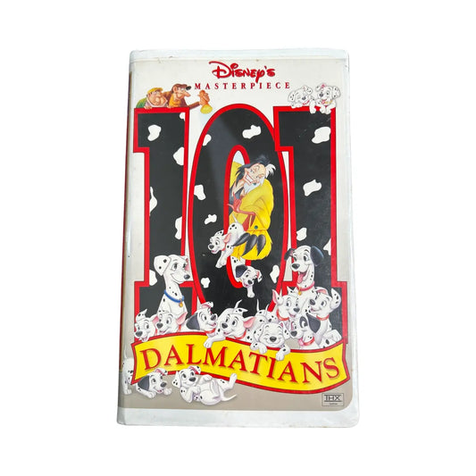 Disney's Masterpiece 101 Dalmatians VHS (played Condition)