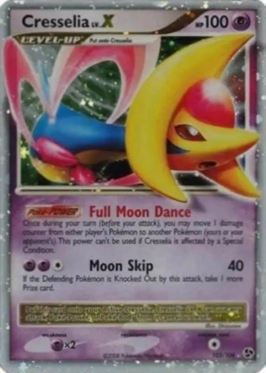 Pokemon - DP Great Encounters - Cresselia LV.X 103/106 - Condition (NM)