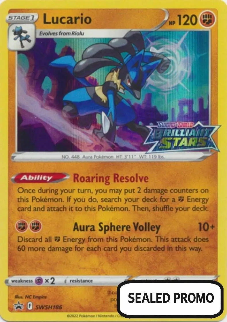 Pokemon - Lucario - SWSH186 - Pre-Release Promo Deck