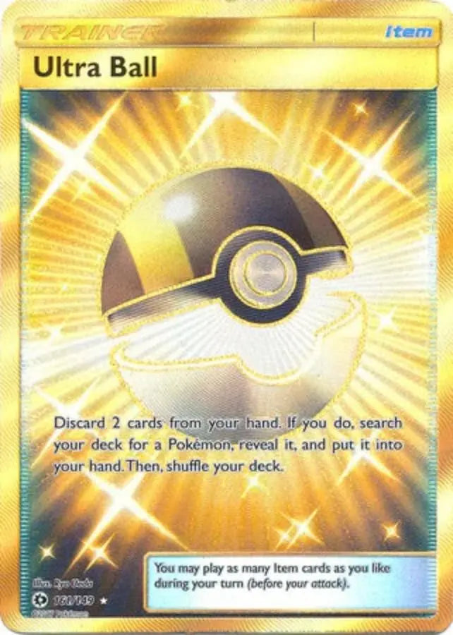 Pokemon - Sun & Moon - Ultra Ball 161/149 - Condition (NM)
