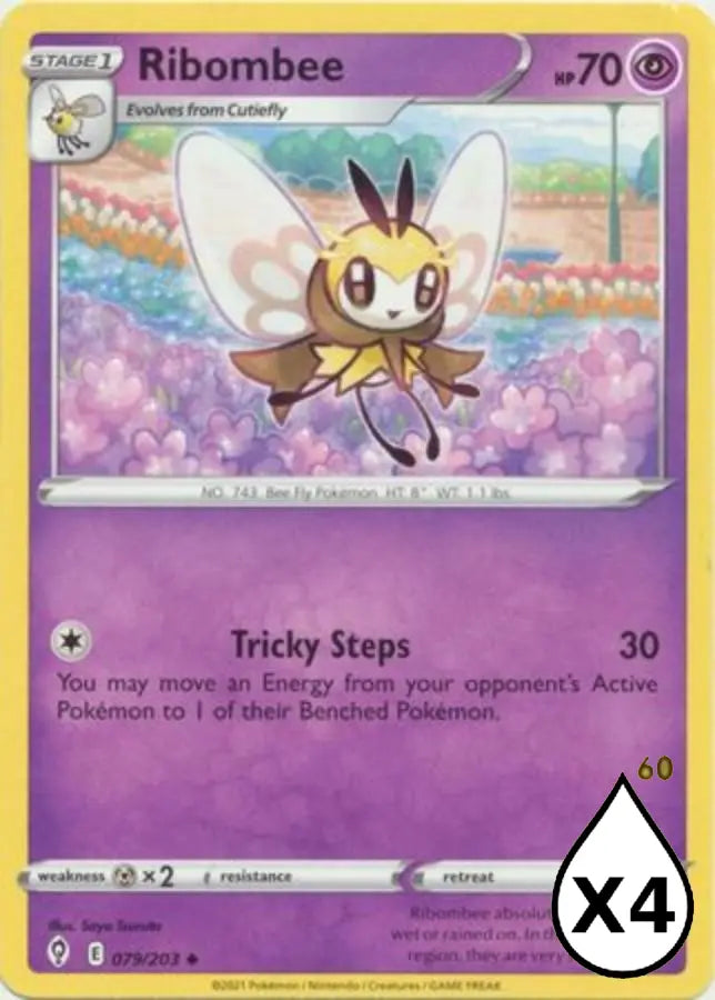 Pokemon - Evolving Skies - Ribombee 079/203 - Condition (MINT)