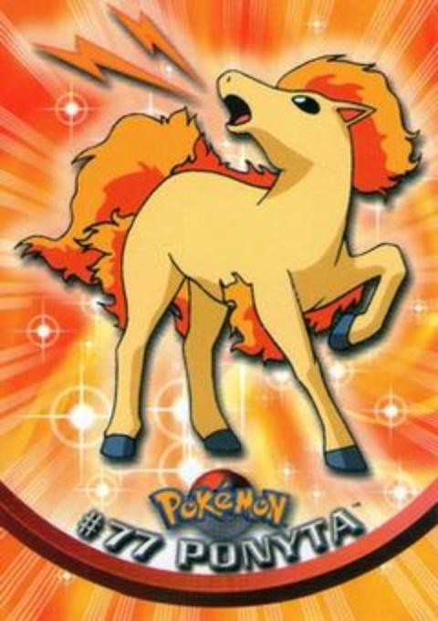 Pokemon - Topps Series 2 - #77 Ponyta - Condition (NM)