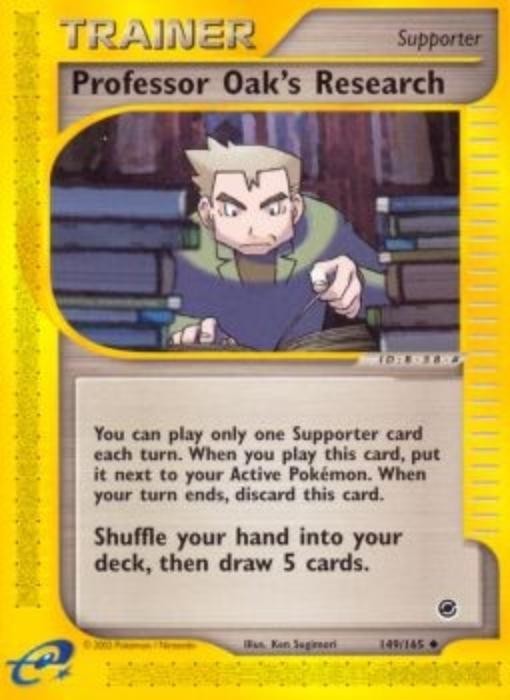 Pokemon - Expedition  - Professor Oak's Research 149/165- Condition (NM) 