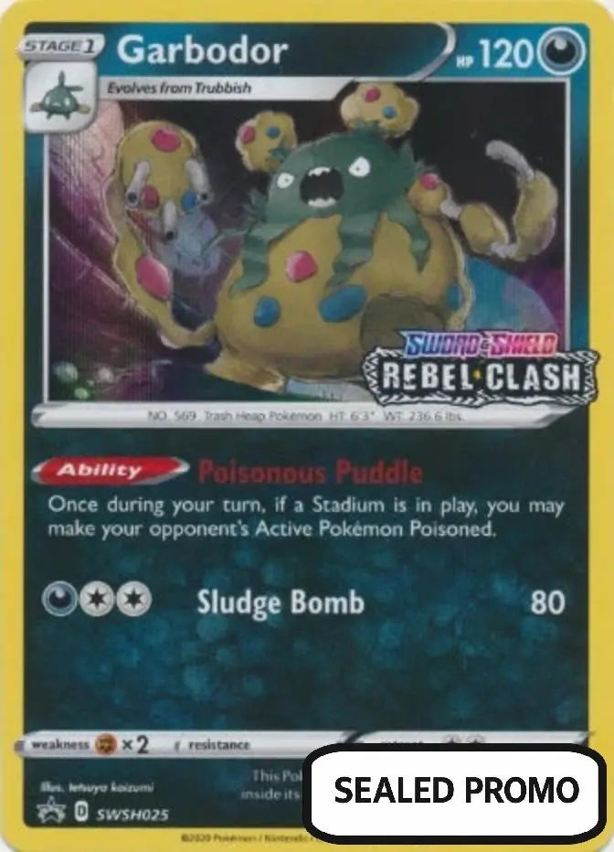 Pokemon - Garbodor - SWSH025 - Pre-Release Promo Deck