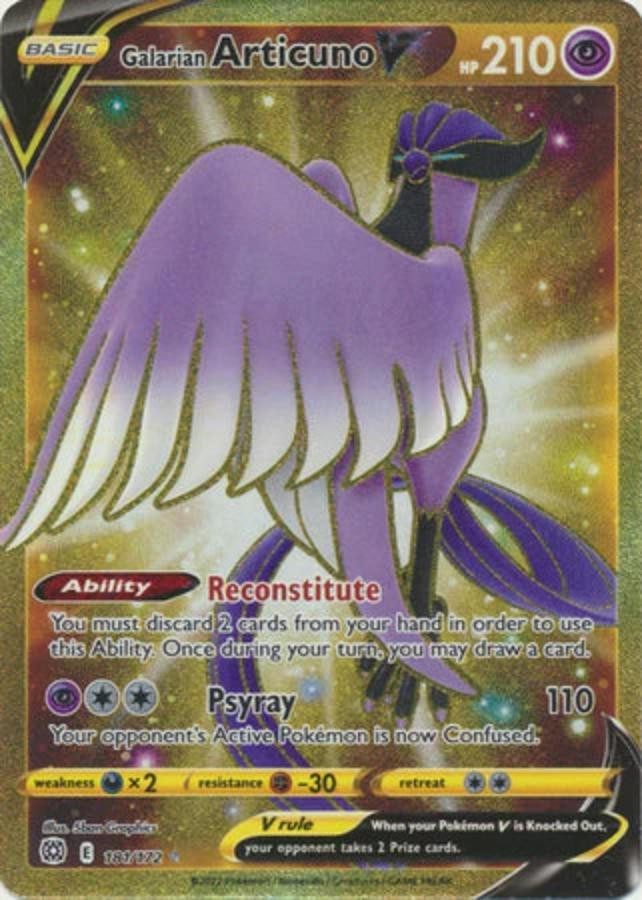 Pokemon - Brilliant Stars - Articuno V 181/172 - Condition (MINT)