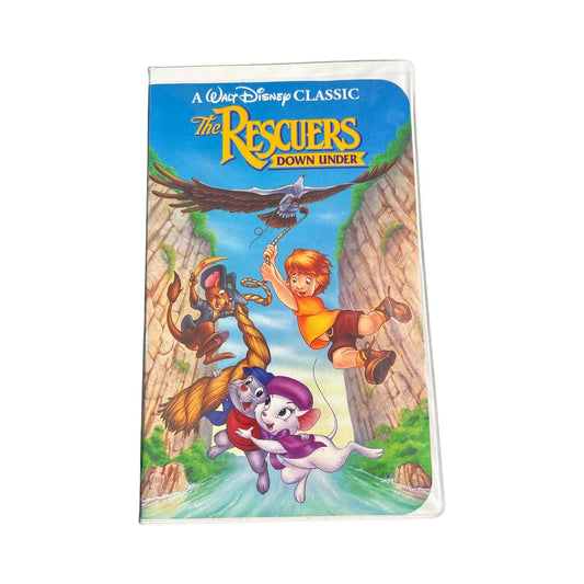 Disney's The Rescuers Down Under VHS Good Condition)
