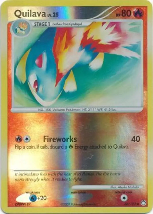 Pokemon - DP Mysterious Treasures - Quilava 60/123 - Condition (NM)