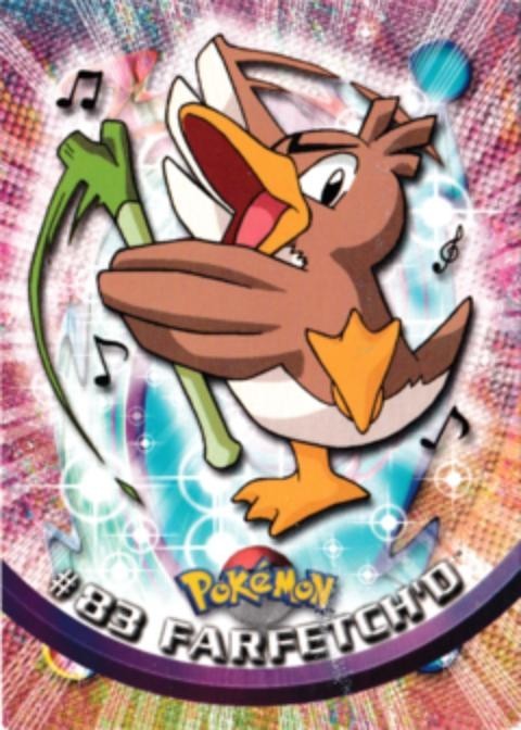 Pokemon - Topps Series 2 - #83 Farfetch'd - Condition (NM)