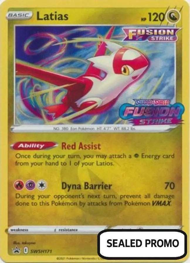 Pokemon - Latias - SWSH171 - Pre-Release Promo Deck