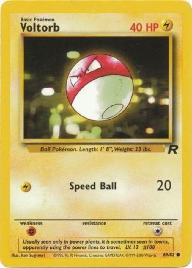 Pokemon - Team Rocket - Voltorb 69/82 - Condition (LP)