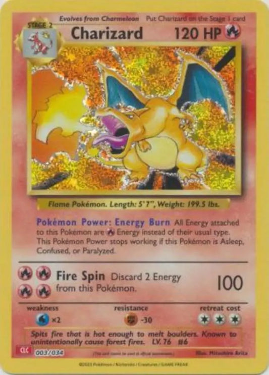 Pokemon - Classic Collection - Charizard 003/034 - Condition (MINT)