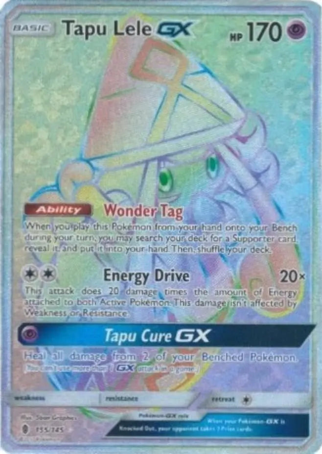 Pokemon - Guardians Rising - Tapu Lele GX 155/145 - Condition (MINT)