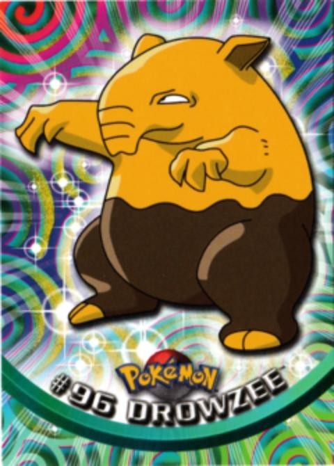 Pokemon - Topps Series 2 - #96 Drowzee - Condition (NM)