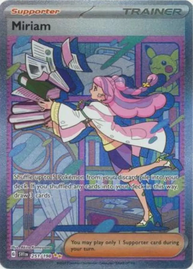 Pokemon - Scarlet & Violet - Miriam EX 251/198 - Condition (MINT)