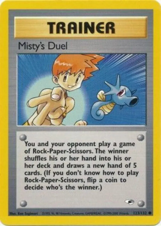 Pokemon - Gym Heroes - Misty's Duel 123/132 - Condition (NM)