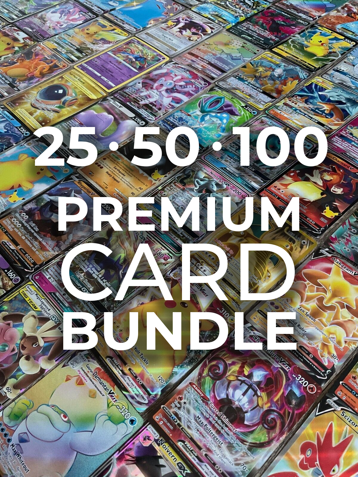 Pokemon Premium Card Bundle V , GX , EX or Vmax Guarantee