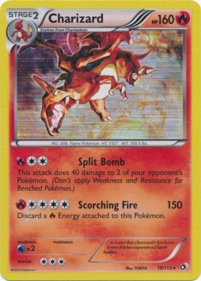 Pokemon - BW Legendary Treasures - Charizard 19/113 - Condition (EX)