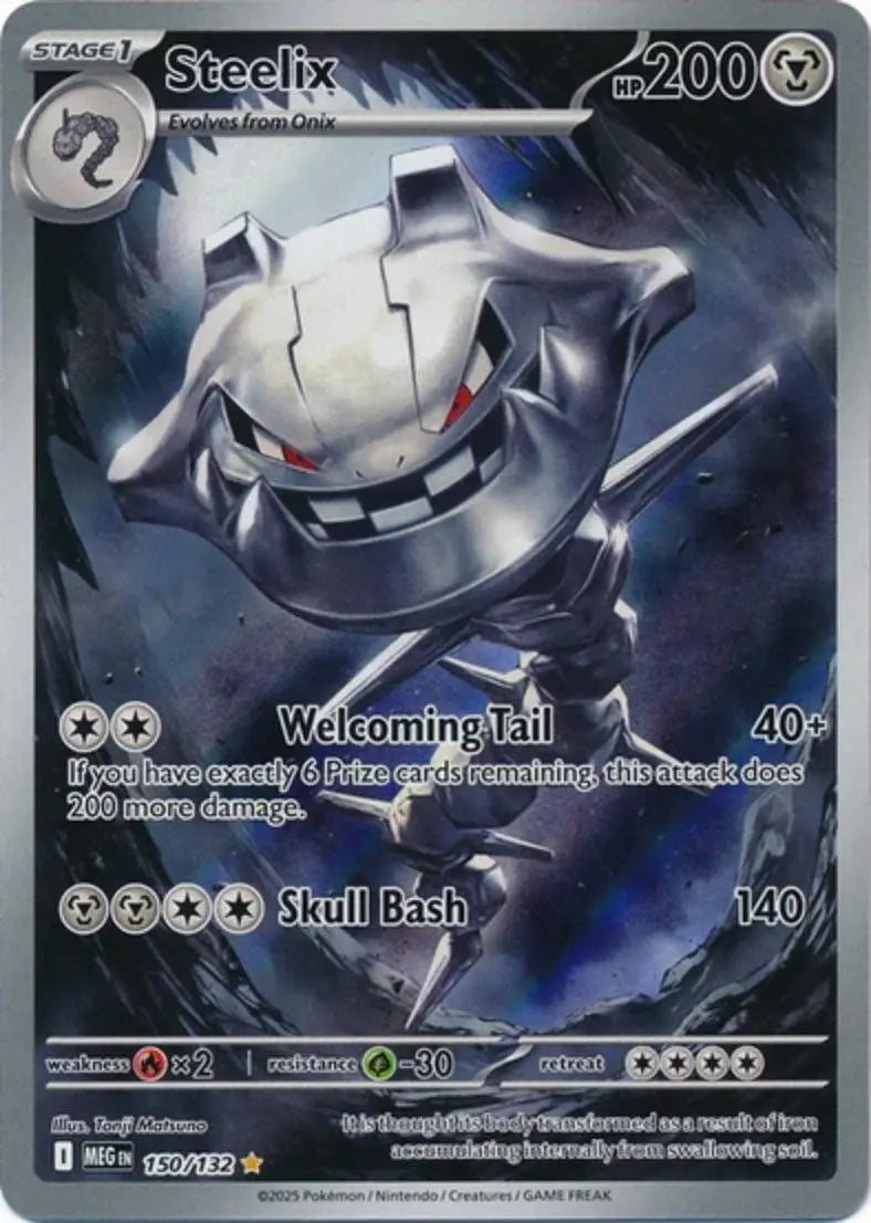 Pokemon - Mega Evolution - Steelix 150/132 - Condition (MINT)