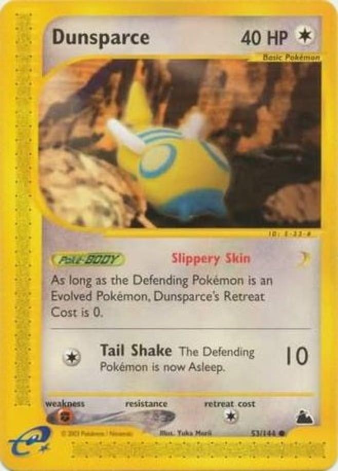 Pokemon - Skyridge - Dunsparce 53/144- Condition (LP) 