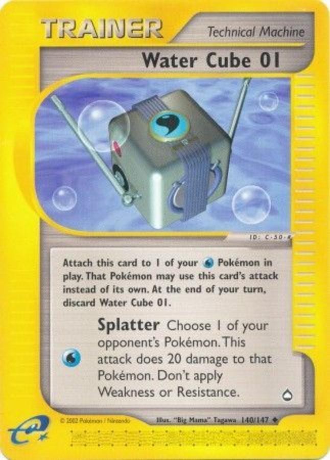 Pokemon - Aquapolis  - Darkness Cube 01 119/147- Condition (EX) 