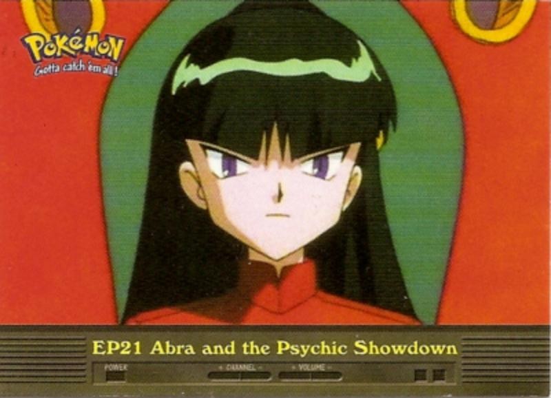 Pokemon - Topps Series 2 - EP21 Abra and the Psychic Sh... - Condition (NM)