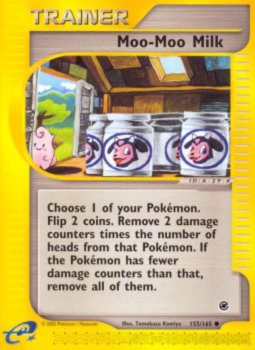 Pokemon - Expedition  - Moo-Moo Milk 155/165- Condition (NM) 