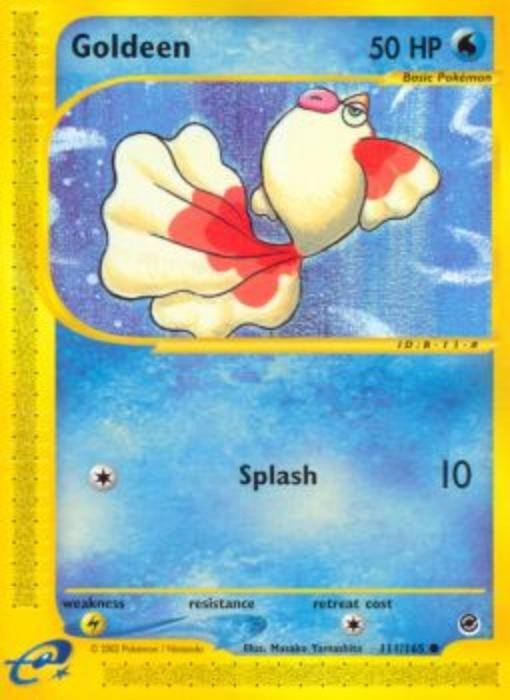 Pokemon - Expedition  - Goldeen 111/165- Condition (EX) 