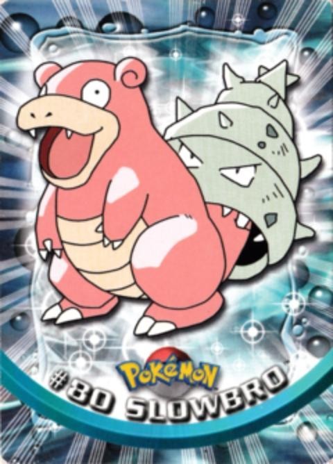 Pokemon - Topps Series 2 - #80 Slowbro - Condition (NM)