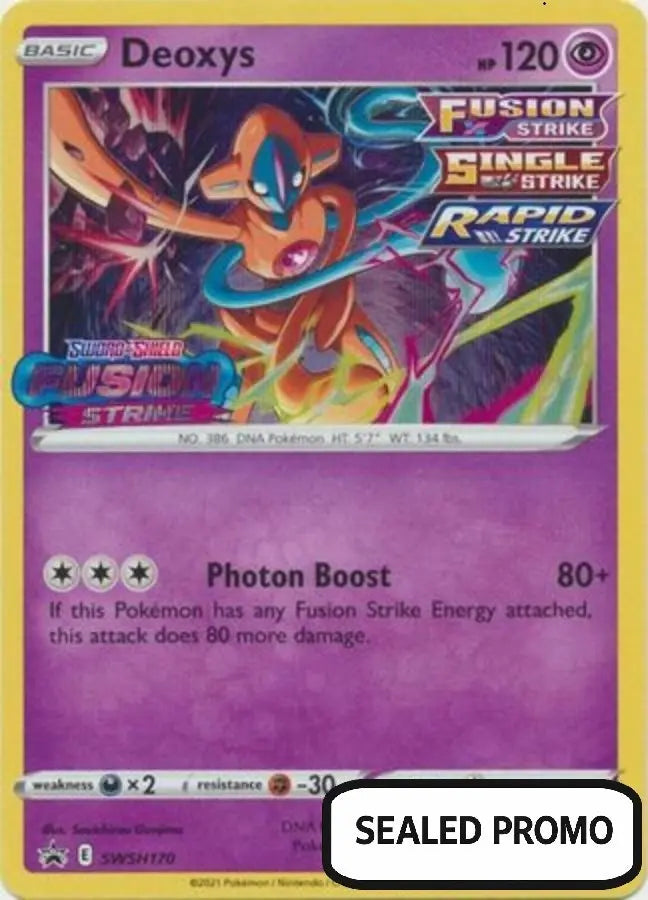 Pokemon - Deoxys - SWSH170 - Pre-Release Promo Deck