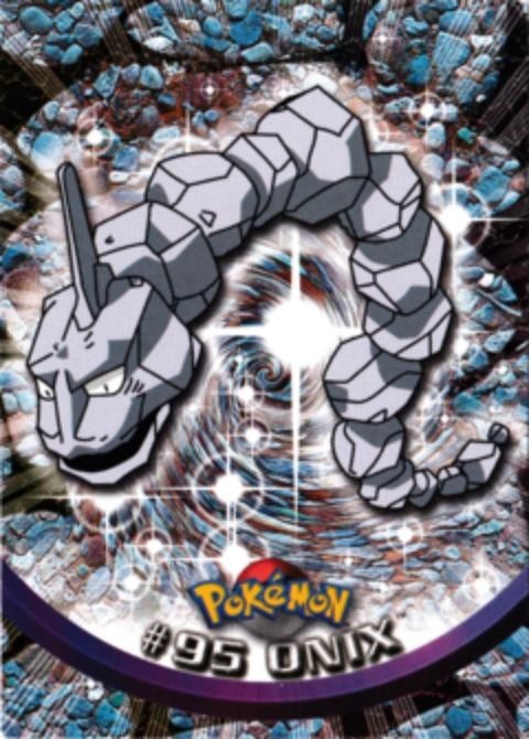 Pokemon - Topps Series 2 - #95 Onix - Condition (NM)
