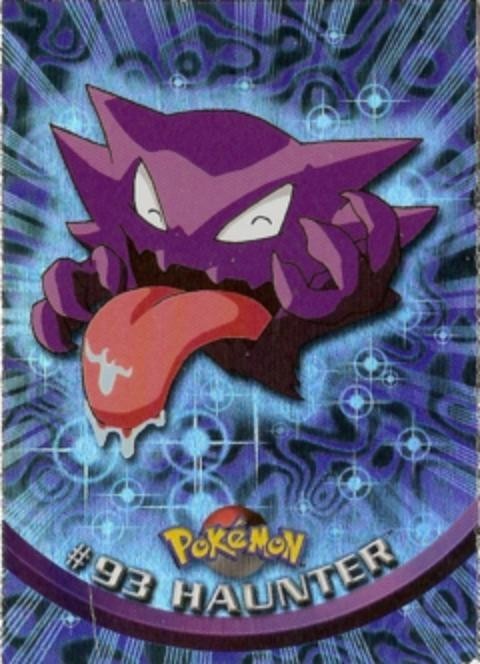 Pokemon - Topps Series 2 - #93 Haunter - Condition (NM)