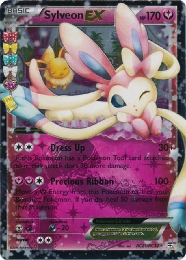 Pokemon - XY Generatios - Sylveon EX RC21/RC32 - Condition (LP)