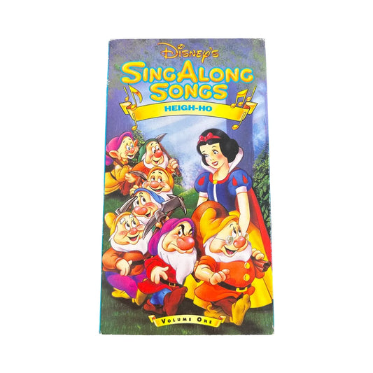 Disney's SingAlong Songs Heigh-oh VHS (Lightly wear)