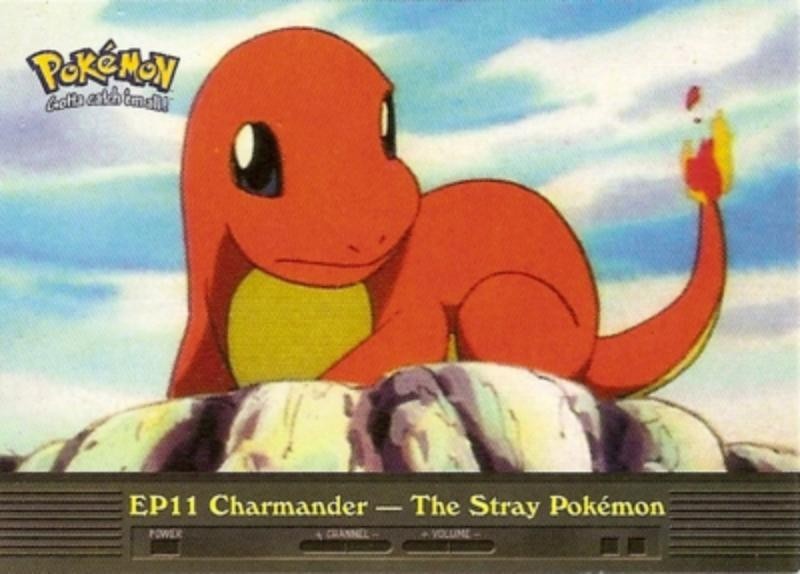 Pokemon - Topps Series 2 - EP11 Charmander - The Stray Pokemon - Condition (NM)