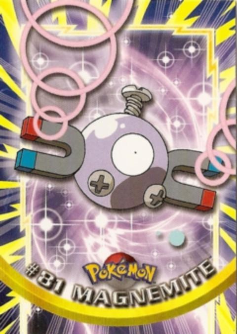 Pokemon - Topps Series 2 - #81 Magnemite - Condition (NM)