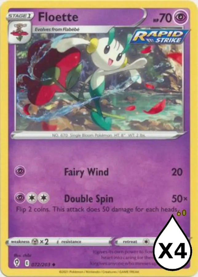 Pokemon - Evolving Skies - Floette 072/203 - Condition (MINT)