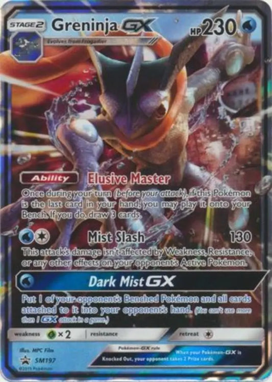 Pokemon - Promo Card - Greninja GX - SM197 - Condition (MINT)