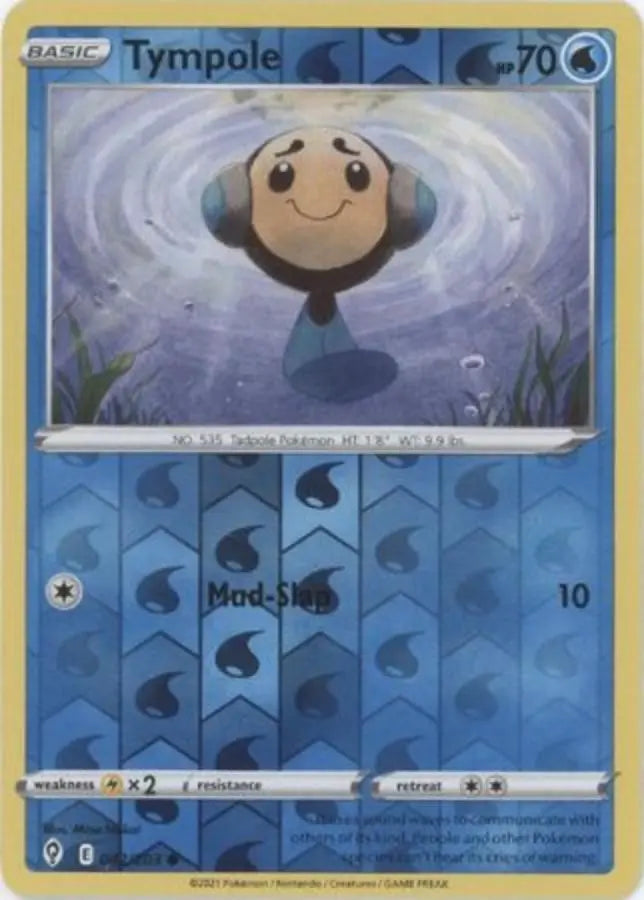 Pokemon - Evolving Skies - Tympole 042/203 Reverse Holo - Condition (MINT)